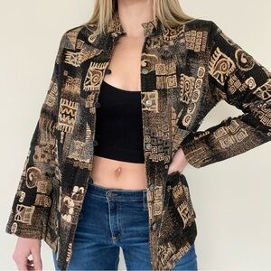 vtg touch o’ blue tapestry jacket